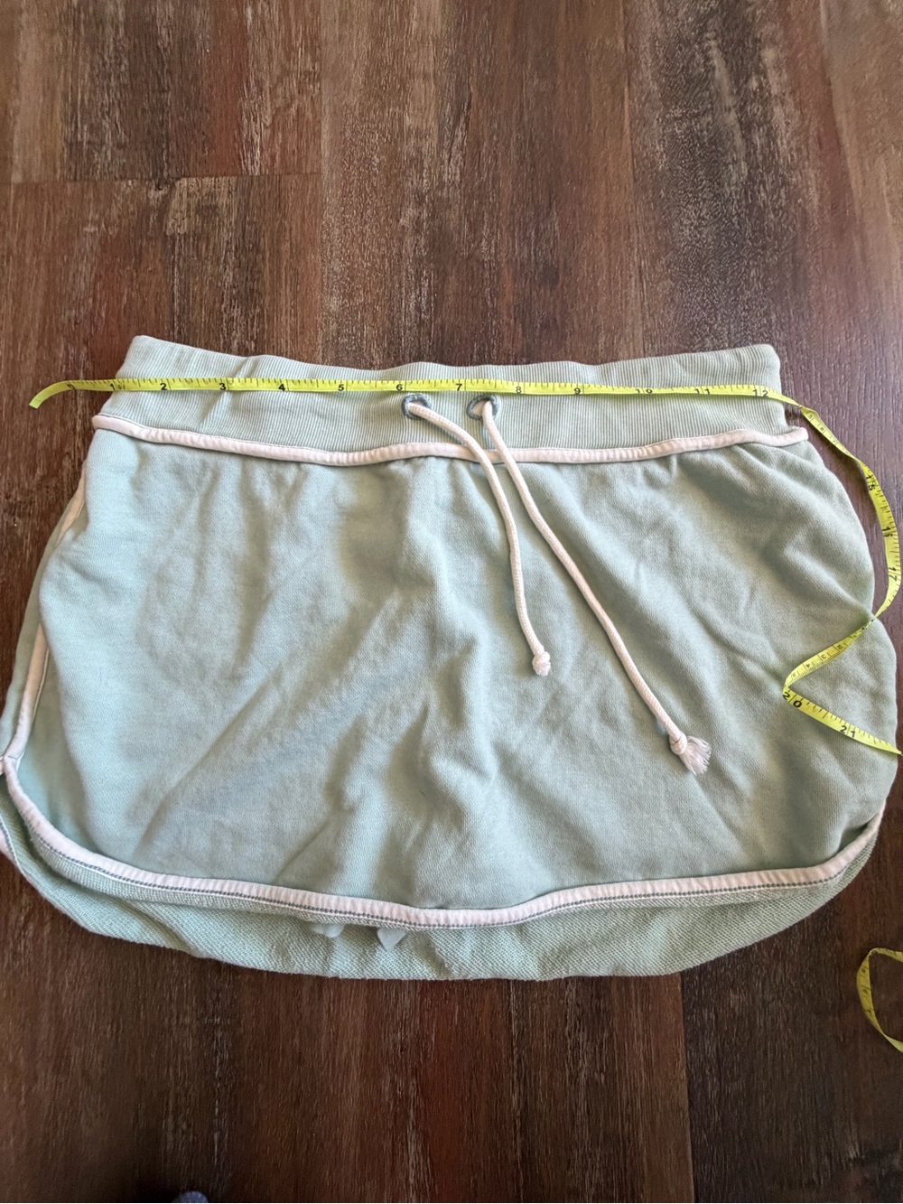 Urban Outfitters Light Sage Mini Skirt Skort with white Trim